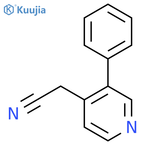 3-Phenylpyridine-4-acetonitrile structure
