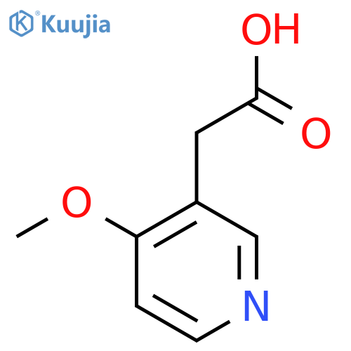 2-(4-Methoxypyridin-3-yl)acetic acid structure