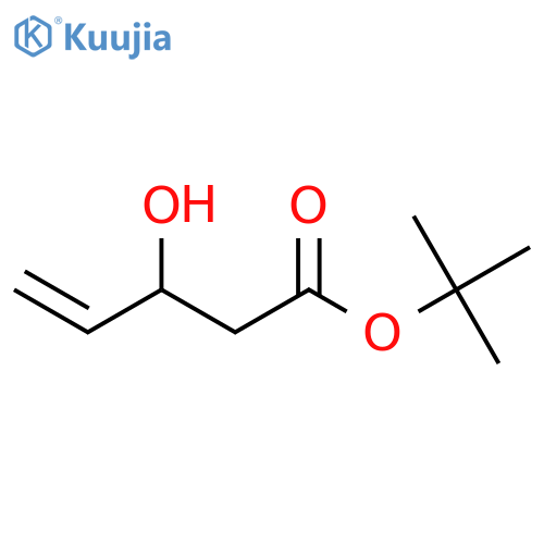 Tert-butyl 3-hydroxypent-4-enoate structure