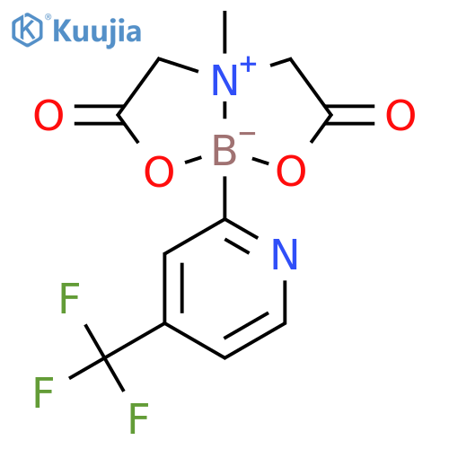 4-(Trifluoromethyl)pyridinyl-2-boronic acid MIDA ester structure