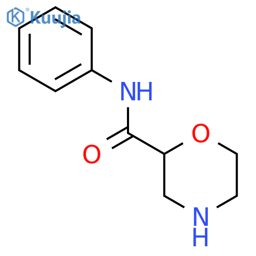 N-Phenyl-2-morpholinecarboxamide structure