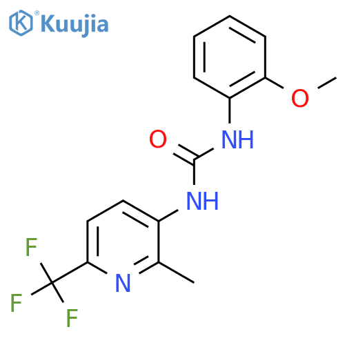 N-(2-Methoxyphenyl)-N'-[2-methyl-6-(trifluoromethyl)pyridin-3-yl]urea structure
