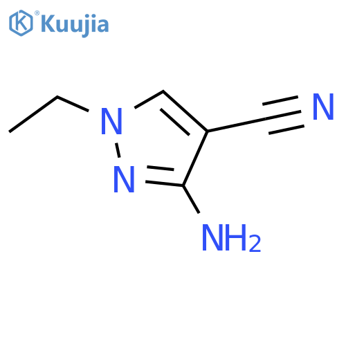 3-Amino-1-ethyl-1H-pyrazole-4-carbonitrile structure