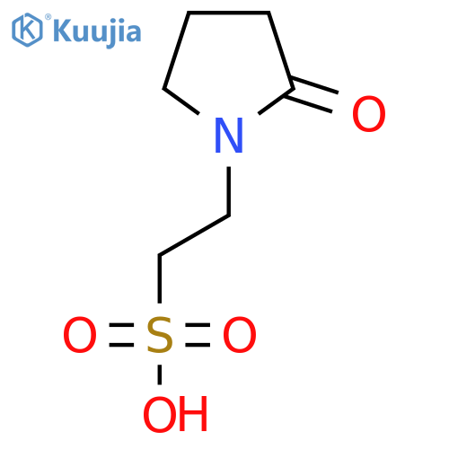 2-(2-Oxopyrrolidin-1-yl)ethane-1-sulfonic acid structure