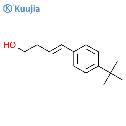 (3E)-4-4-(1,1-Dimethylethyl)phenyl-3-buten-1-ol structure