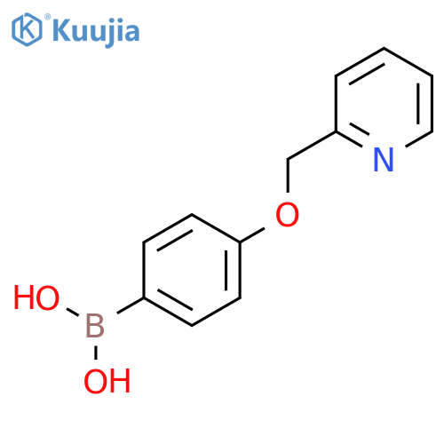 4-(Pyridin-2-ylmethoxy)phenylboronic Acid structure