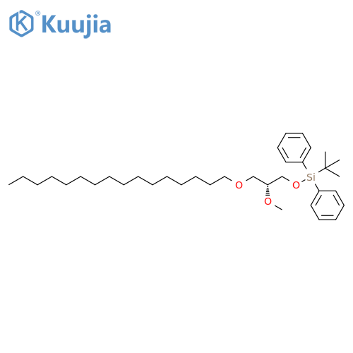 Silane, (1,1-dimethylethyl)[3-(hexadecyloxy)-2-methoxypropoxy]diphenyl-, (R)- (9CI) structure