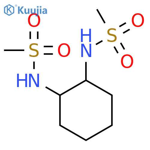 (1R,2R)-1,2-N,N'-Bis(methane-sulfonyl)amino-cyclohexane structure