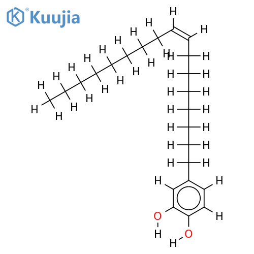 (E)-4-(octadec-9'-enyl)catechol structure