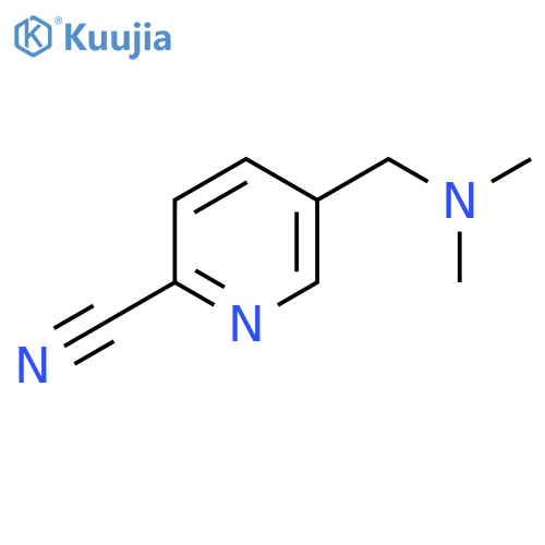 5-[(dimethylamino)methyl]-2-Pyridinecarbonitrile structure