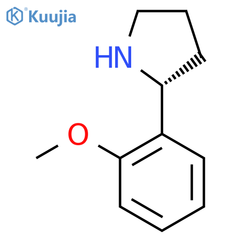 (2R)-2-(2-methoxyphenyl)pyrrolidine structure