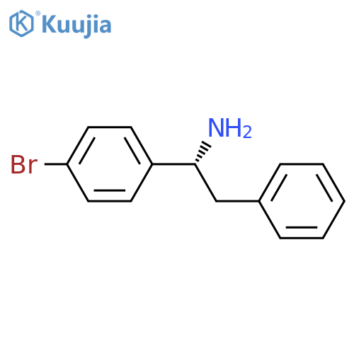(1R)-1-(4-bromophenyl)-2-phenylethan-1-amine structure