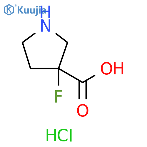 3-Fluoropyrrolidine-3-carboxylic Acid Hydrochloride structure