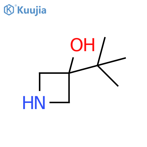 3-tert-butylazetidin-3-ol structure