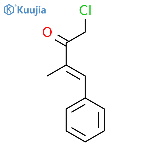 1-chloro-3-methyl-4-phenylbut-3-en-2-one structure