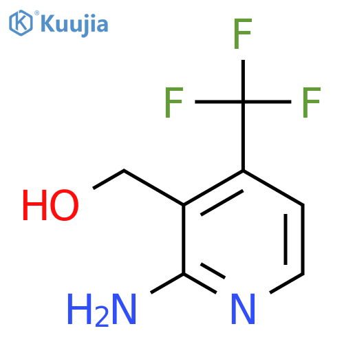 2-Amino-4-(trifluoromethyl)pyridine-3-methanol structure