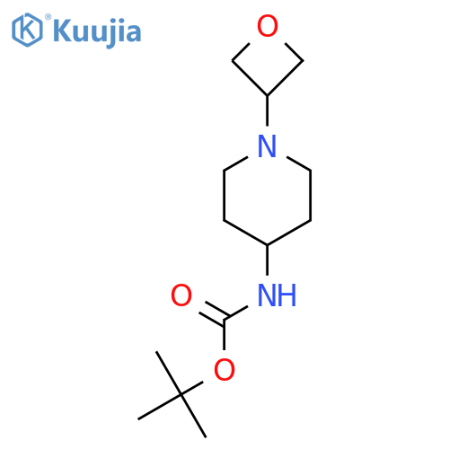tert-Butyl 1-(oxetan-3-yl)piperidin-4-yl carbamate structure