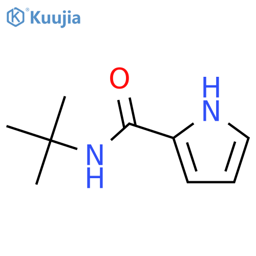 N-t-Butyl pyrrole-2-carboxamide structure