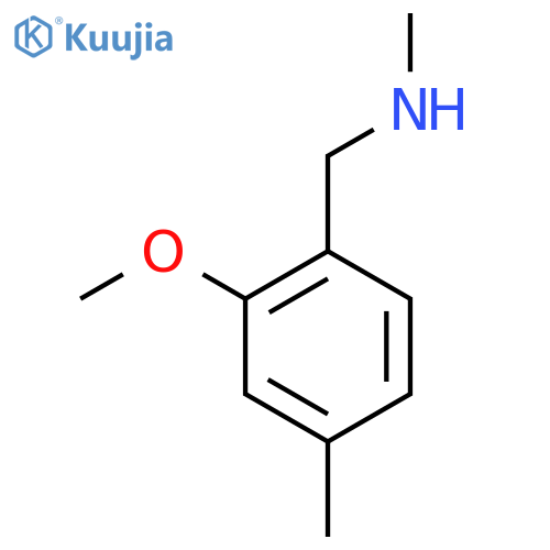 (2-methoxy-4-methylphenyl)methyl(methyl)amine structure