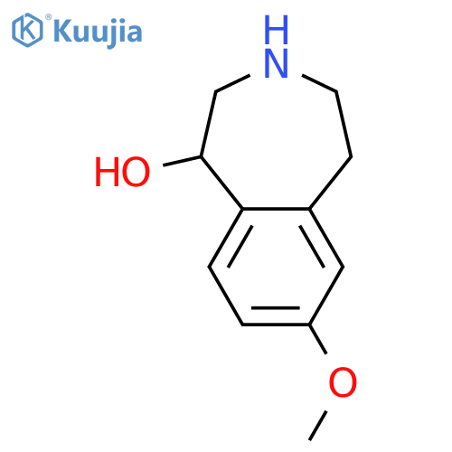 7-Methoxy-2,3,4,5-tetrahydro-1h-3-benzazepin-1-ol structure