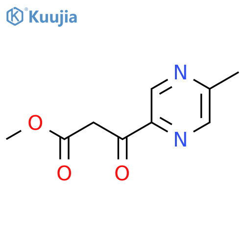 Methyl 3-(5-methylpyrazin-2-yl)-3-oxopropanoate structure