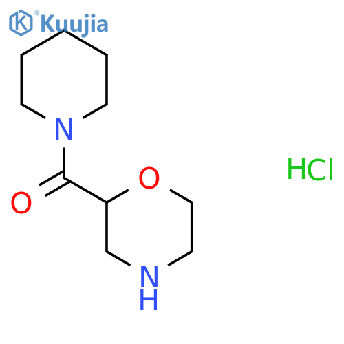 Morpholin-2-yl-piperidin-1-yl-methanone Hydrochloride structure