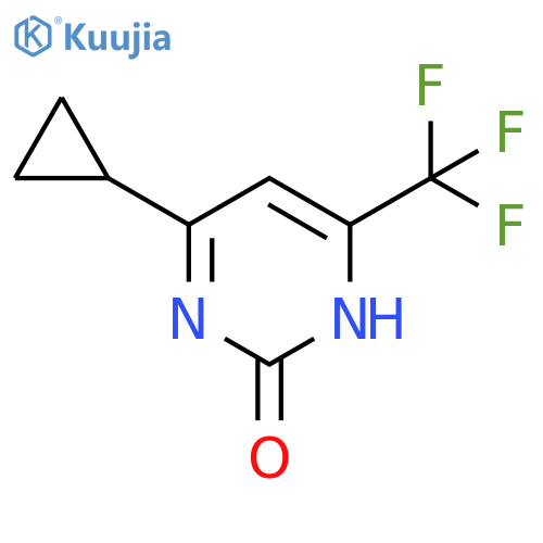 2(1H)-Pyrimidinone, 4-cyclopropyl-6-(trifluoromethyl)- structure