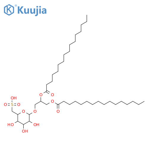 1,2-DI-O-Acyl-3-O-[6-deoxy-6-sulfo-alpha-D-glucopyranosyl]-SN-glycerol structure