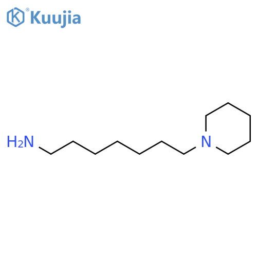 1-Piperidineheptanamine structure
