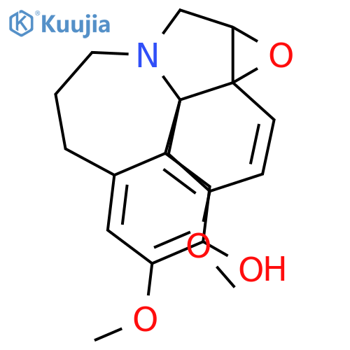 4H-Oxireno[3,3a]indolo[7a,1-a][2]benzazepin-9-ol,1a,2,5,6,11,12-hexahydro-8,12-dimethoxy-, (1aR,10bR,12R,14aS)- structure
