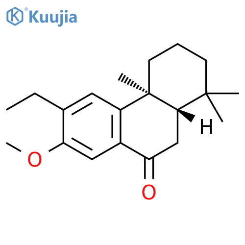 9(1H)-Phenanthrenone, 6-ethyl-2,3,4,4a,10,10a-hexahydro-7-methoxy-1,1,4a-trimethyl-, (4aS,10aS)- structure