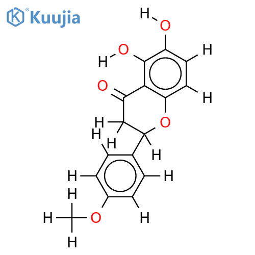 4'-Me ether-4',5,6-Trihydroxyflavanone structure