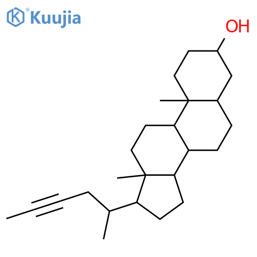 26,27-Dinorcholest-5-en-23-yn-3-ol; 3β-form, 5β,6-Dihydro structure
