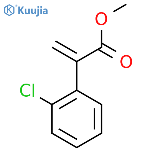 methyl 2-(2-chlorophenyl)prop-2-enoate structure