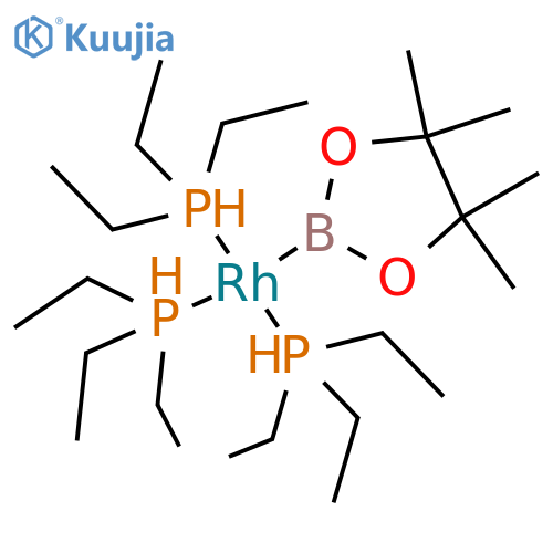 [Rh{B(pinacolato)2}(PEt3)3] structure