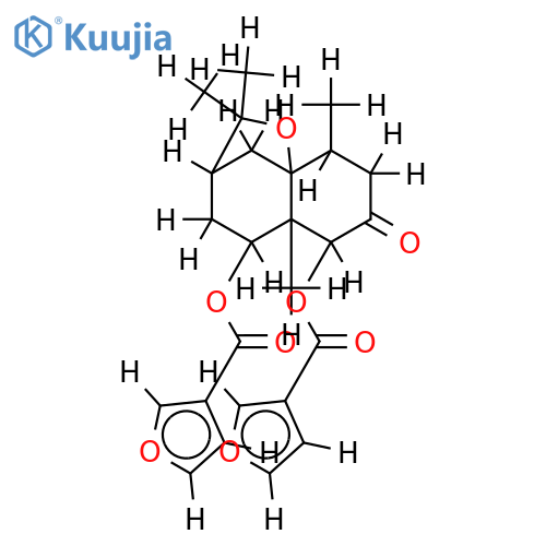 1alpha,9beta-difuranoyloxy-2-oxodihydro-beta-agarofuran structure