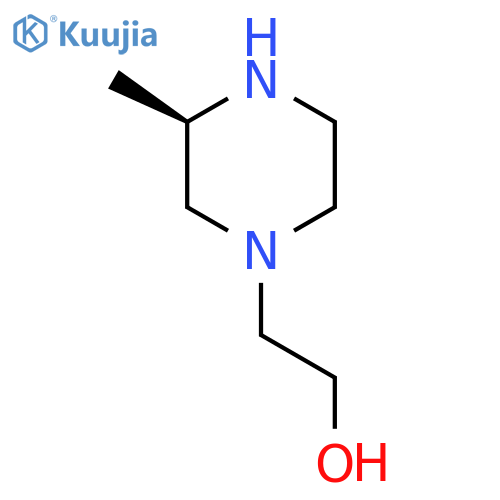 (R)-2-(3-Methylpiperazin-1-yl)ethan-1-ol structure