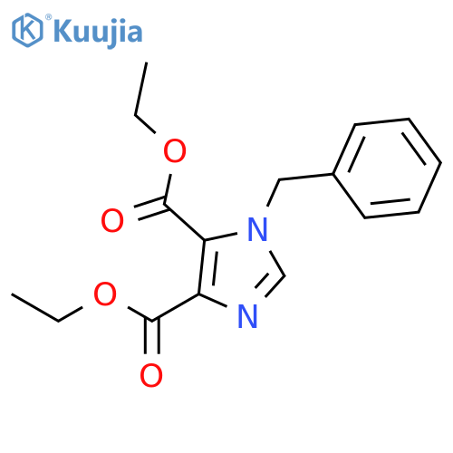 Diethyl 1-benzyl-1H-imidazole-4,5-dicarboxylate structure
