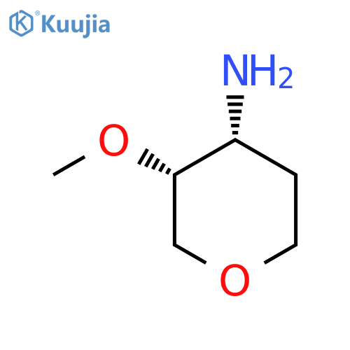 cis-4-Amino-3-(methoxy)tetrahydropyran structure