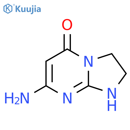 7-amino-1H,2H,3H,5H-imidazolidino1,2-apyrimidin-5-one structure