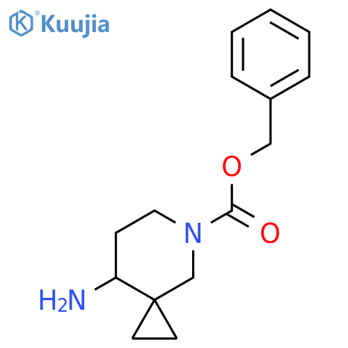 8-Amino-5-aza-spiro[2.5]octane-5-carboxylic acid benzyl ester structure