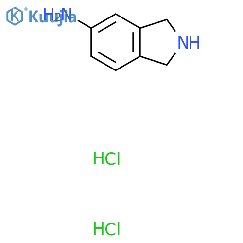 2,3-dihydro-1H-isoindol-5-amine dihydrochloride structure