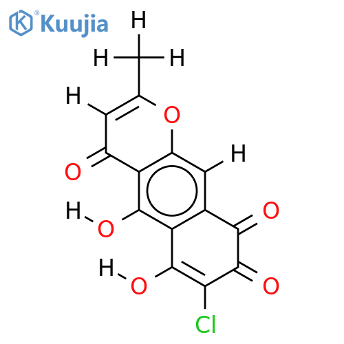 7-chlororubrocashmeriquinone structure