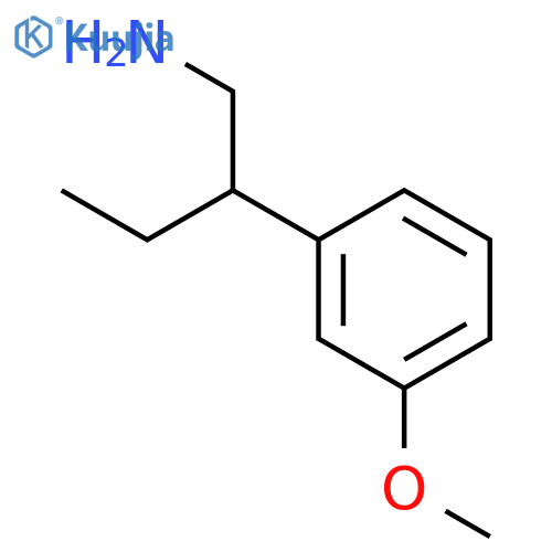 2-(3-Methoxyphenyl)butan-1-amine structure