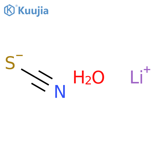 Lithium thiocyanate hydrate structure