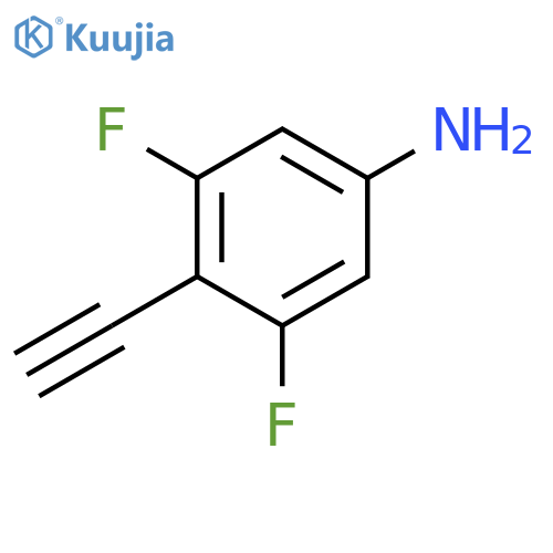 4-ethynyl-3,5-difluoro-aniline structure