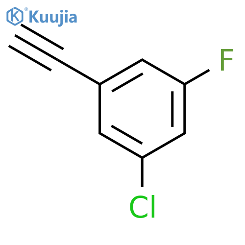1-chloro-3-ethynyl-5-fluorobenzene structure