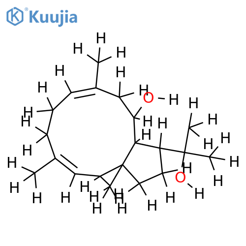 (1R*,3E,7E,11S*,12R*)-18-hydroxy-3,7-dolabelladiene structure