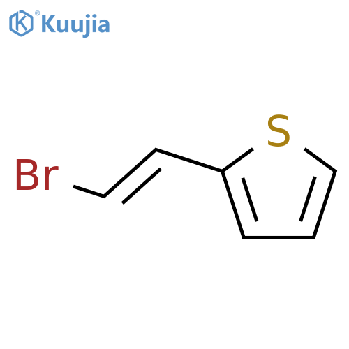 Thiophene, 2-[(1E)-2-bromoethenyl]- structure
