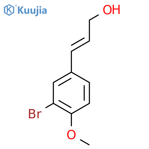 3-(3-bromo-4-methoxyphenyl)prop-2-en-1-ol structure